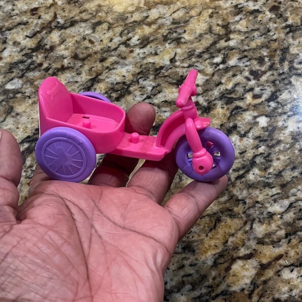Disney Jr Minnie Mouse Play Dollhouse Pink Purple Tricycle Toy Accessory